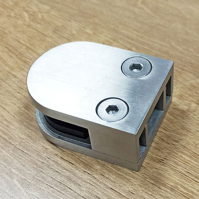 Painel de vidro temperado sem enquadramento Escalão Barranco Design ajustável Arco Gramp Clamp 304 316 Instalação