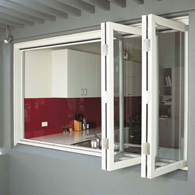 Frameless Double Glazing Glass Sheet Folding Windows Design With Accessories Manufacturing Company