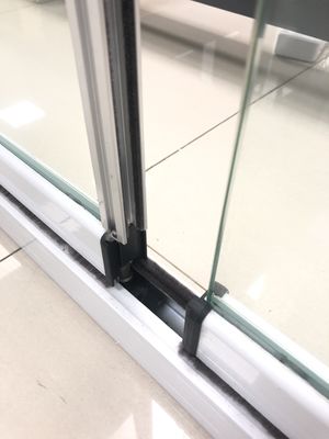 Porta dobrável de vidro de alumínio porta dobrável de balcão comercial
