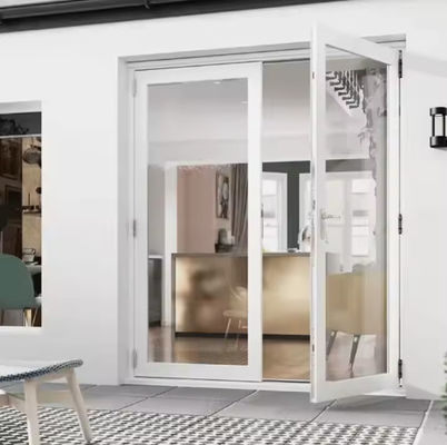 Portas de alumínio e vidro personalizáveis para superfícies revestidas com pó do banheiro