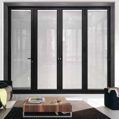 Porta Bi-dobrável de Alumínio de Alta Qualidade com Largura de Moldura Personalizada e Isolamento Acústico